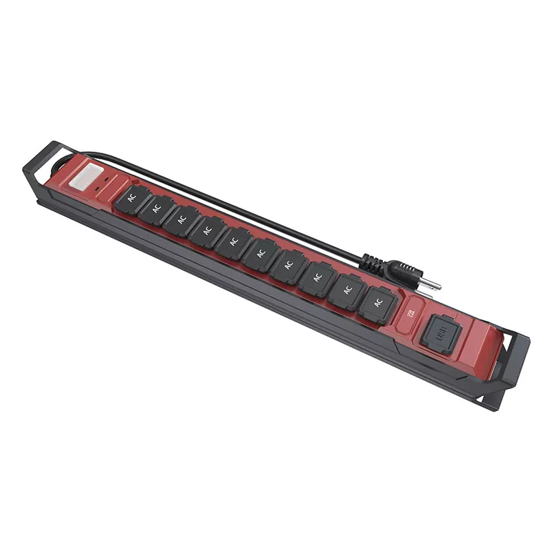 10 uttak Vanntett Usb 3.4a Power Strip