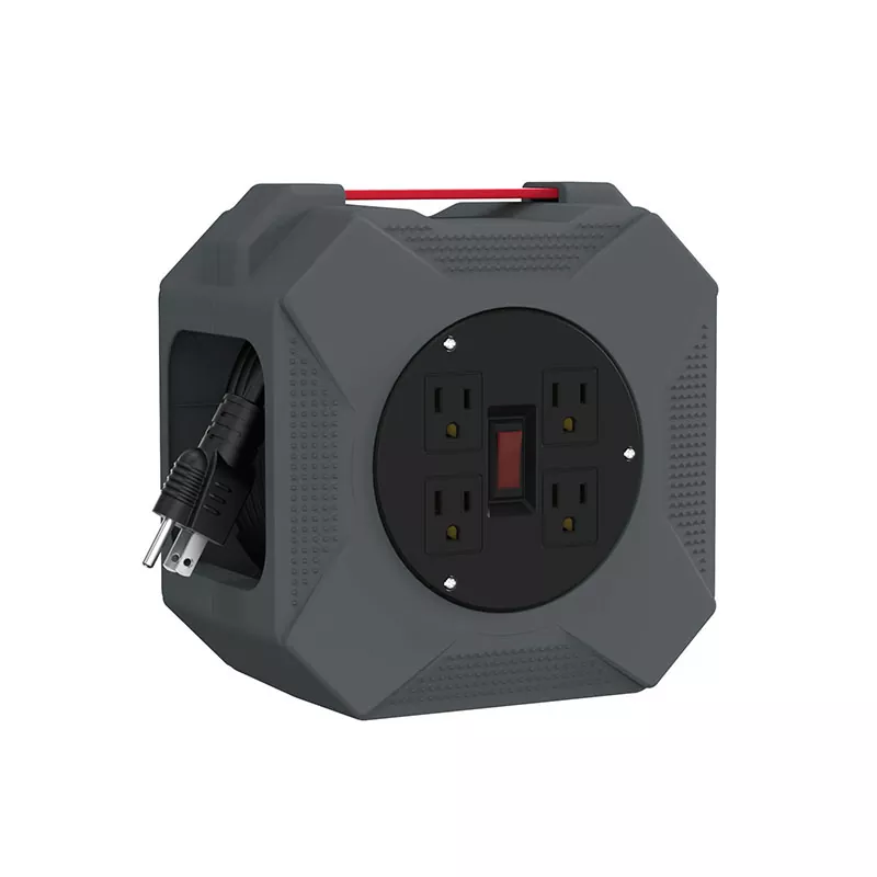 4 utsalgssteder plast ledning Reel 45ft 4 utsalgssteder plast ledning Reel 45ft