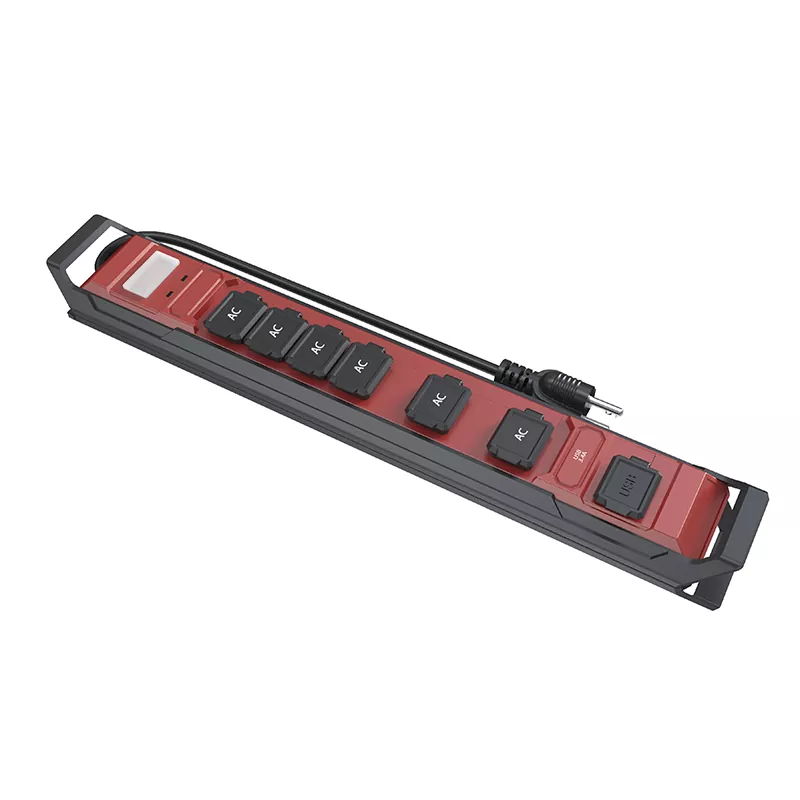 6 uttak Vanntett Usb 3.4a Power Strip