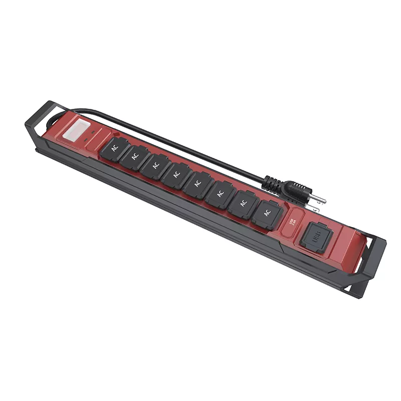 8 uttak Vanntett Usb Power Strip